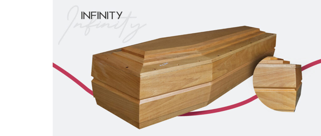 Cofano funebre in legno Infinity
