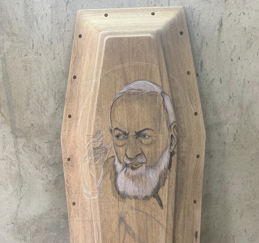 cofani funebri decorati